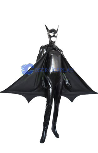 Batman Cosplay Costume Open Mouth